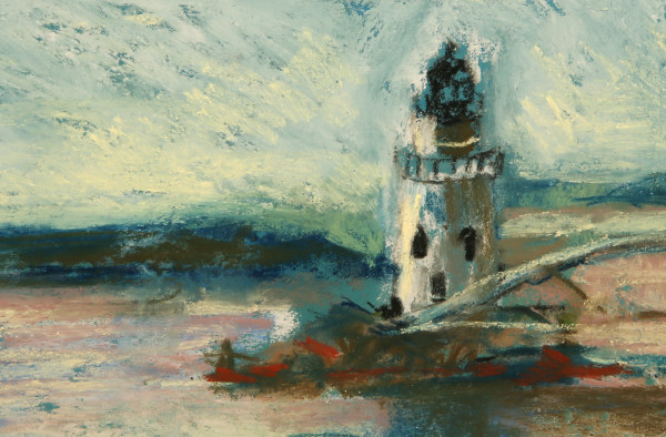 Sturdy Lighthouse by Barbara  Abram