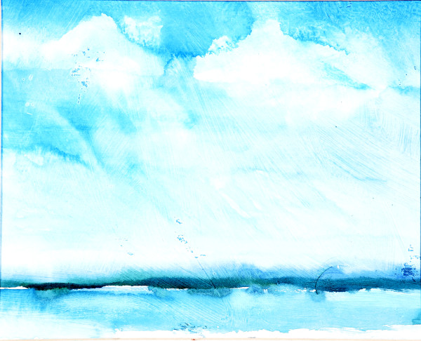 True Blue Sky by Barbara  Abram