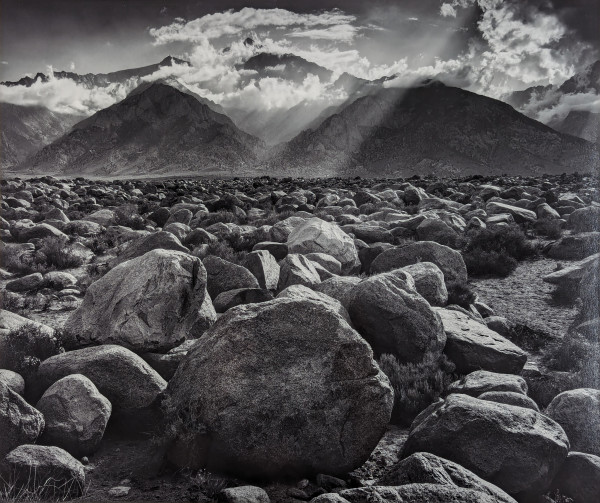 Mt. Williamson, The Sierra Nevada, from Manzanar, California by Ansel Adams