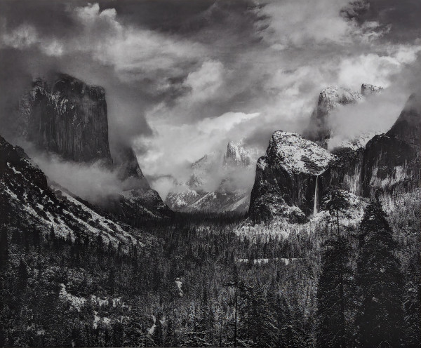 Clearing Winter Storm, Yosemite National Park, California by Ansel Adams