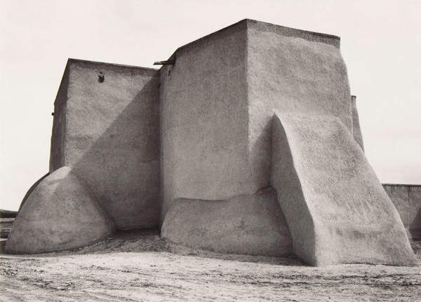 Saint Francis Church, Ranchos de Taos, New Mexico by Ansel Adams
