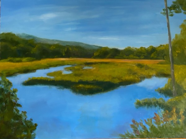 Evening Light at the Marsh by Janie Snowden