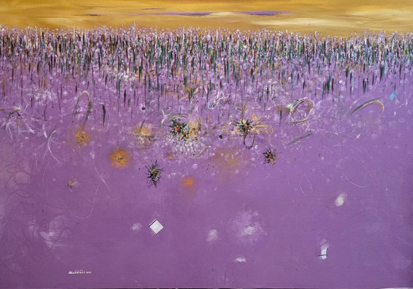 Lavender Dreamscape by Ahmed Al Khazmari