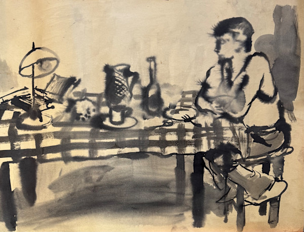 Evening by Tedo Rekhviashvili