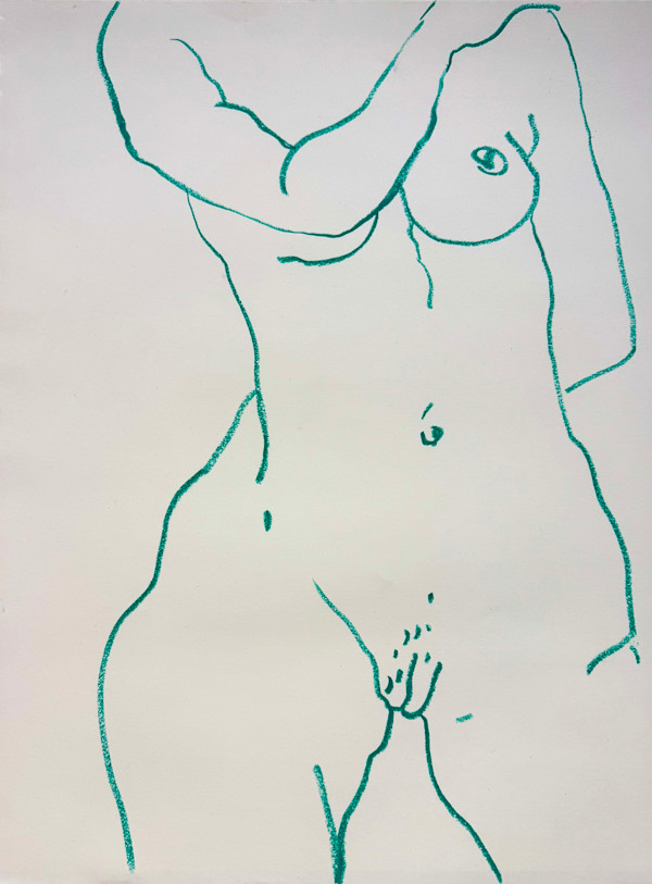 Life Drawing by Tedo Rekhviashvili