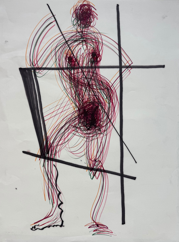 Life Drawing by Tedo Rekhviashvili