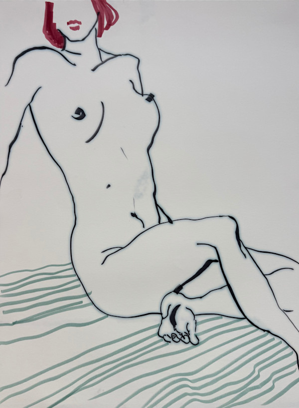 Life Drawing by Tedo Rekhviashvili