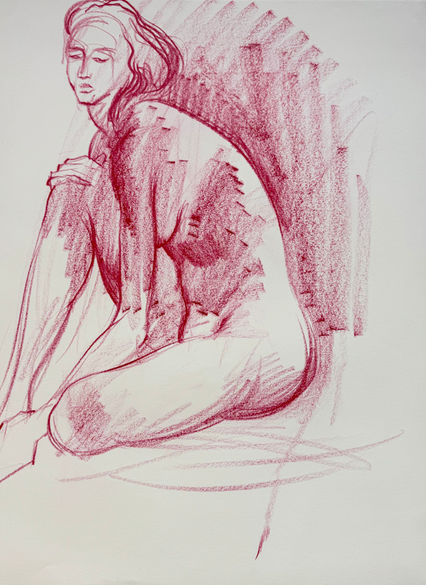 Life Drawing by Tedo Rekhviashvili