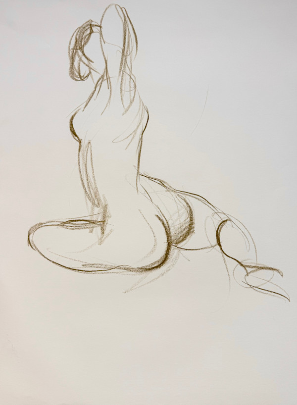 Life Drawing by Tedo Rekhviashvili