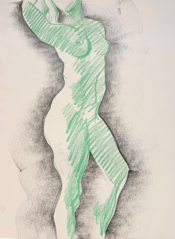 Life Drawing by Tedo Rekhviashvili