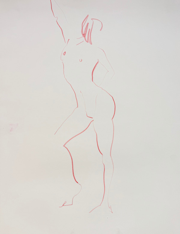 Life Drawing by Tedo Rekhviashvili