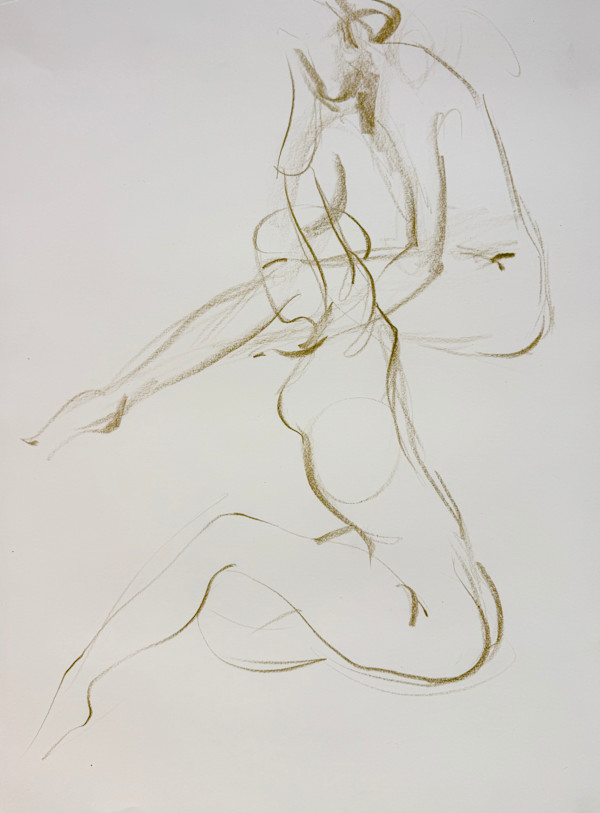 Life Drawing by Tedo Rekhviashvili