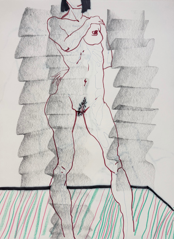 Life Drawing by Tedo Rekhviashvili