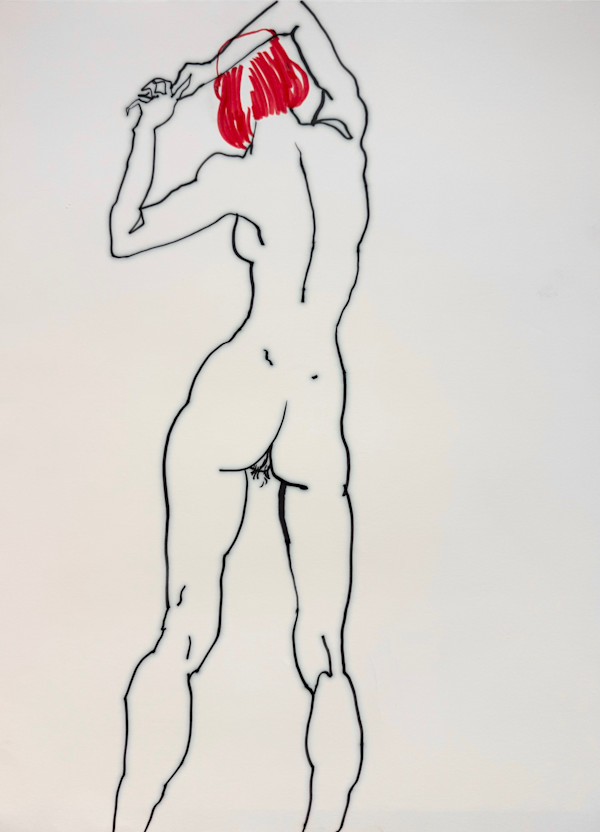 Life Drawing by Tedo Rekhviashvili