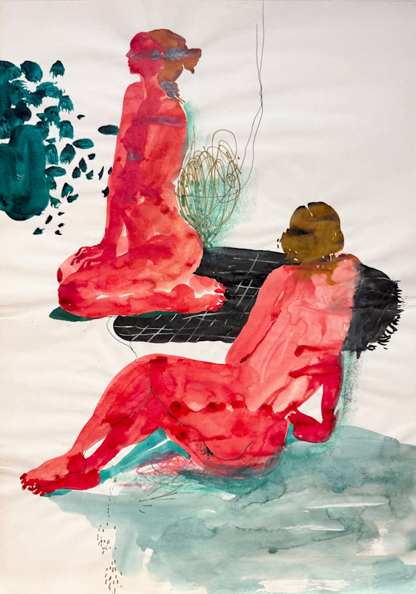 Life Drawing by Tedo Rekhviashvili