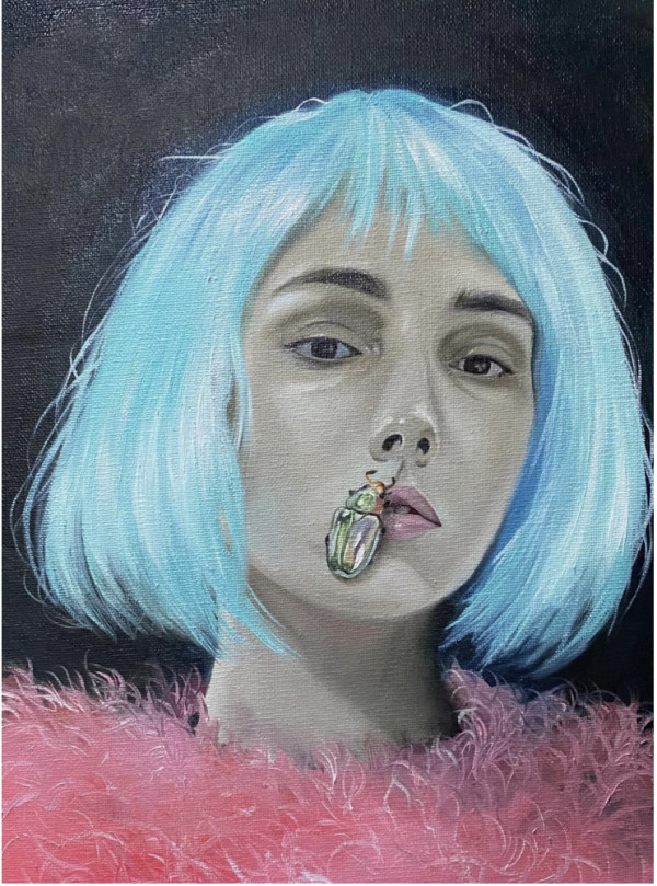 Self-portrait by Mako Lomadze
