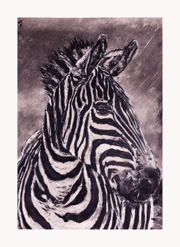 "Idube" Zebra Print by Lwazi Hlophe
