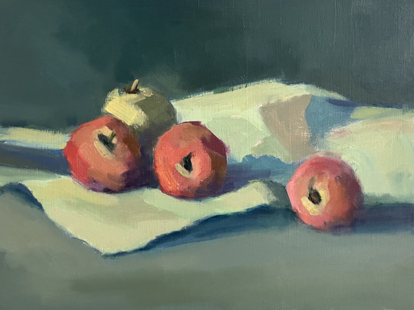 Apples, Three + One by Lesley Powell