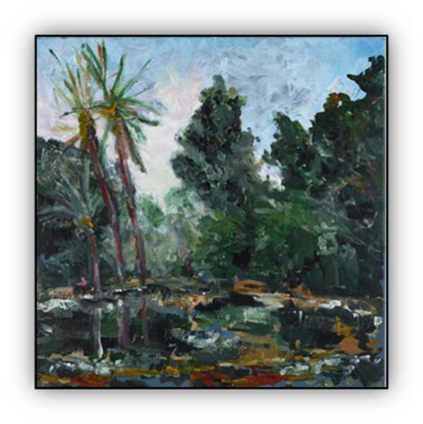 בבריכה בגן by Talish.ART  Tali Shenfeld, Image 1.