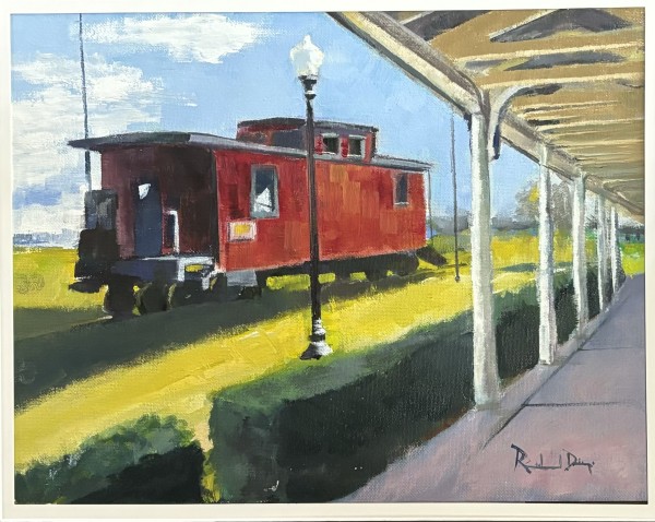 The Pinellas Park Caboose by Richard W Diego