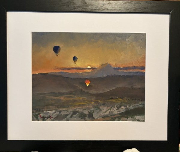 Sunrise Capadoccia Balloons by Richard W Diego