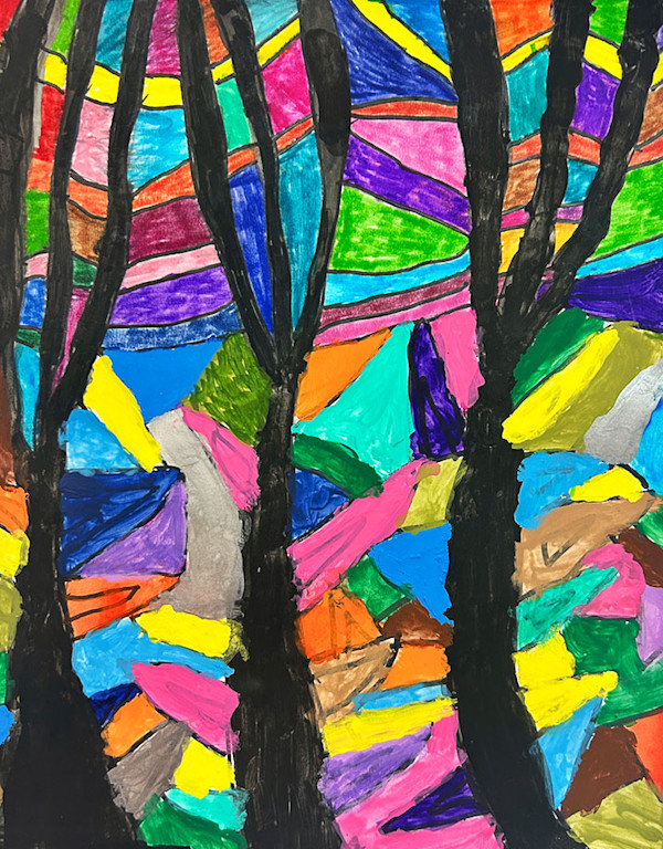 Stained Trees by Brenda Viens