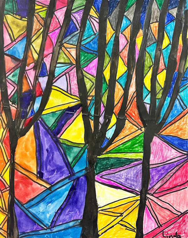Crystal Trees by Linda Viens
