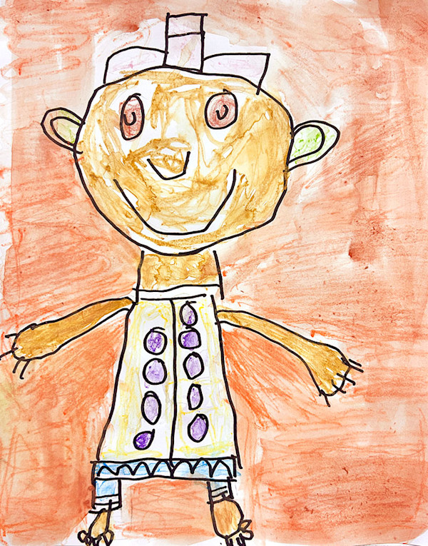 Purple Polka Dot by Lucy Long