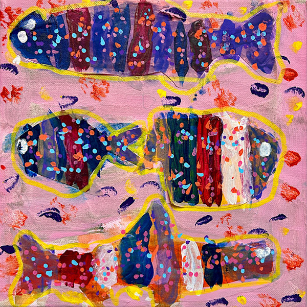 Fish in Pink by Lucy Long