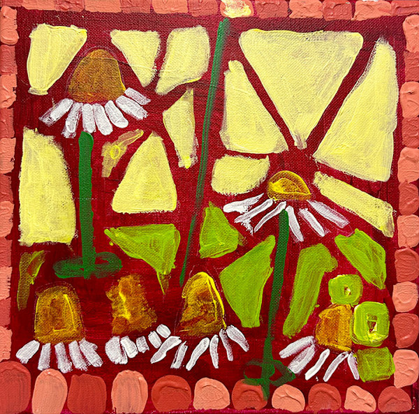 Sunny Sunflowers by Walid Waitkus