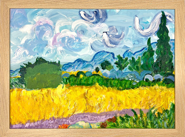 Interpretation of Van Gogh’s Cypresses by John Roberts
