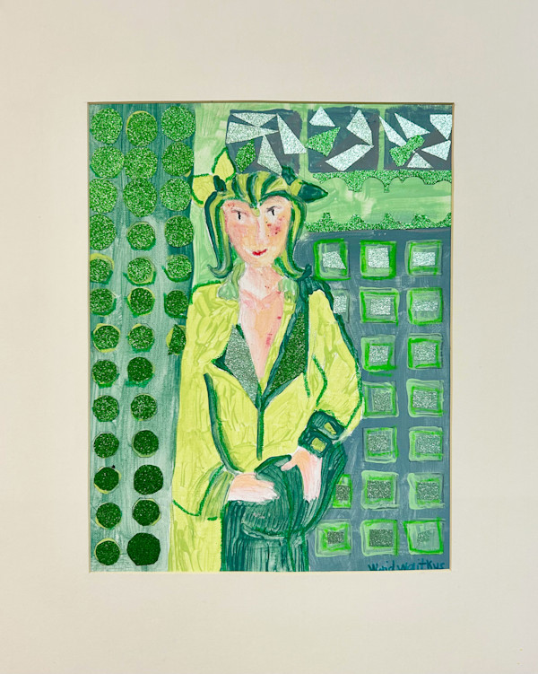 Lady in Green by Walid Waitkus