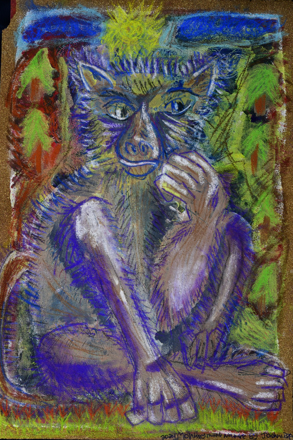 George the Monkey in Nature by Jordan Lige