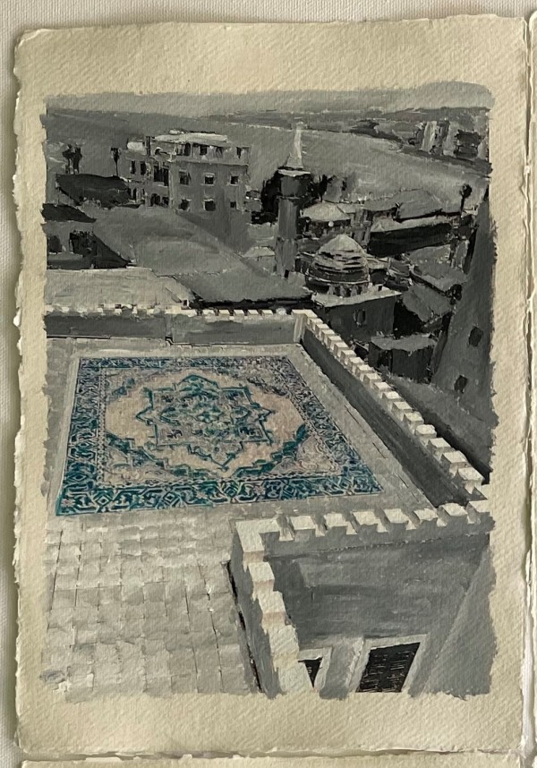 Magic Carpet from Caravanserai (View from Debbane Palace, Saida) by Loulou Bissat