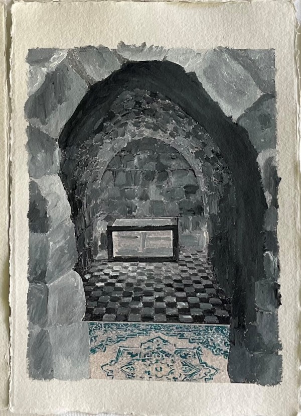 Magic Carpet from Caravanserai (Khan Sacy, Saida) by Loulou Bissat