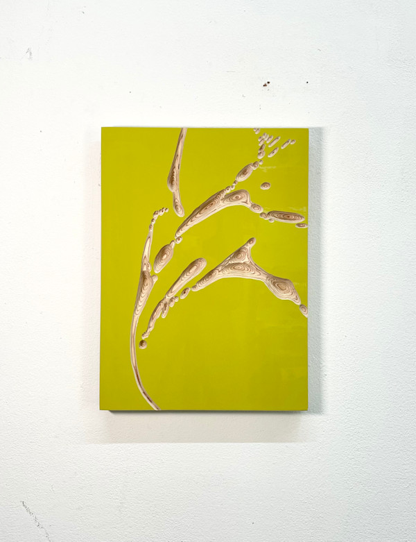 o.T. (gelbgrün) by Wolfgang Flad, Image 1.