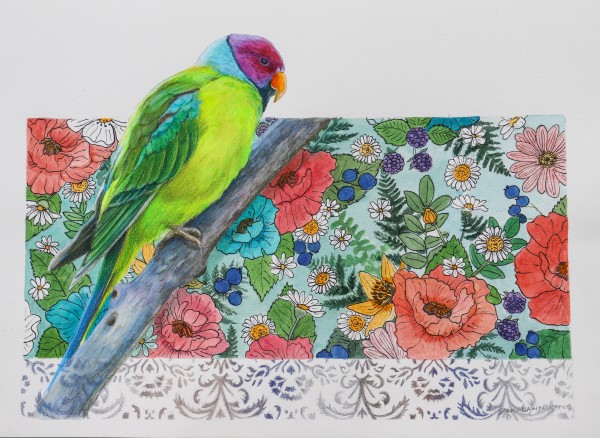 Decorative Parrot by Jan Lawnikanis