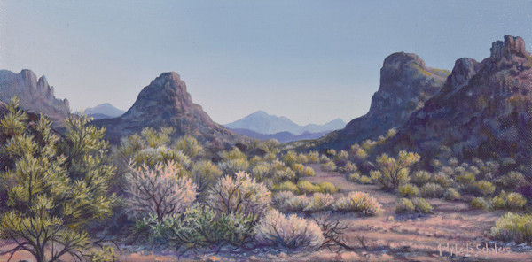 Desert Sage Morning by Judy Leila Schafers