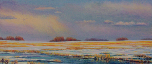 Last Evening of Winter by Judy Leila Schafers
