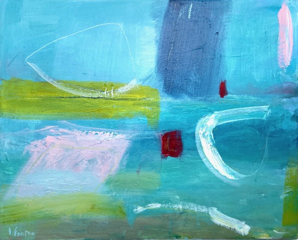 Spring Cloud Burst, Distance II by Lisa Fenton O'Brien