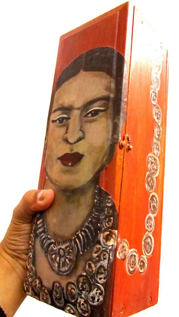 Upcycled Frida Box by Martha Rodriguez 
