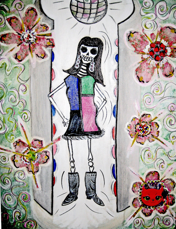 Calavera A G0-GO by Martha Rodriguez 