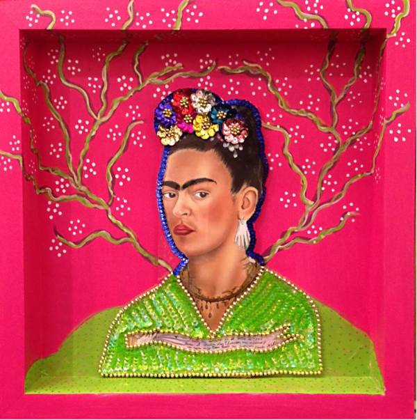 Frida Shadow Box by Martha Rodriguez 