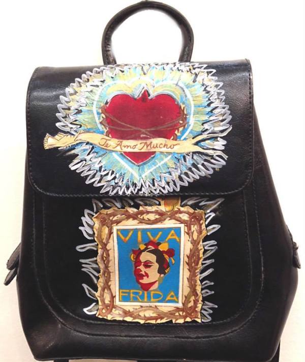 Viva Frida Backpack by Martha Rodriguez 