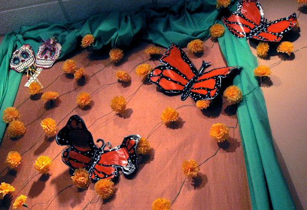 Mariposa Altar at San Jose Museum of Quilts & Fabric by Martha Rodriguez 