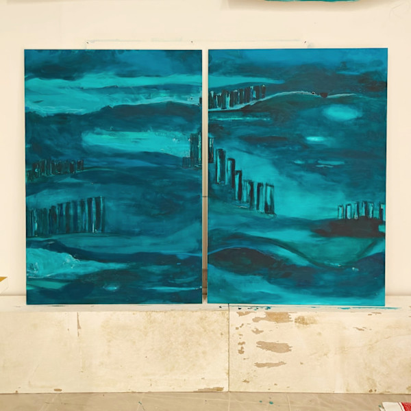 Memories of the Baltic Sea | set of 2 by Anja Bamberg