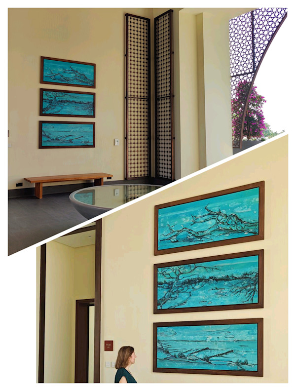 Ocean Landscapes | Bavaria, Baltic, Abu Dhabi | Set of 3 1/1 by Anja Bamberg