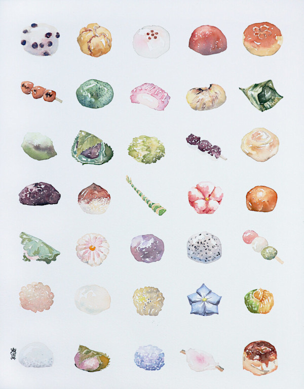 Wagashi by Ema Kubo