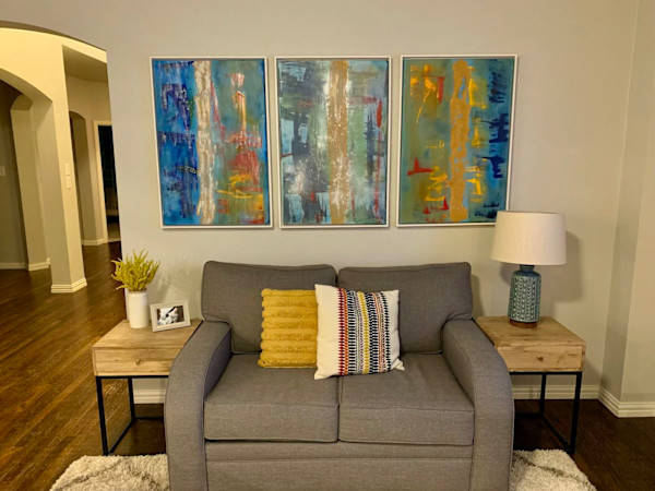 Clippers - Arts and Craft Style Triptych