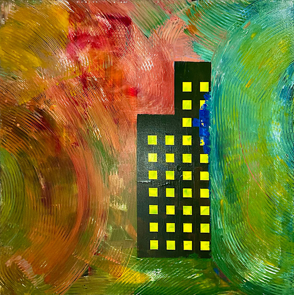 Burning Building by Ritu Raj